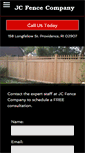 Mobile Screenshot of jcfence.com